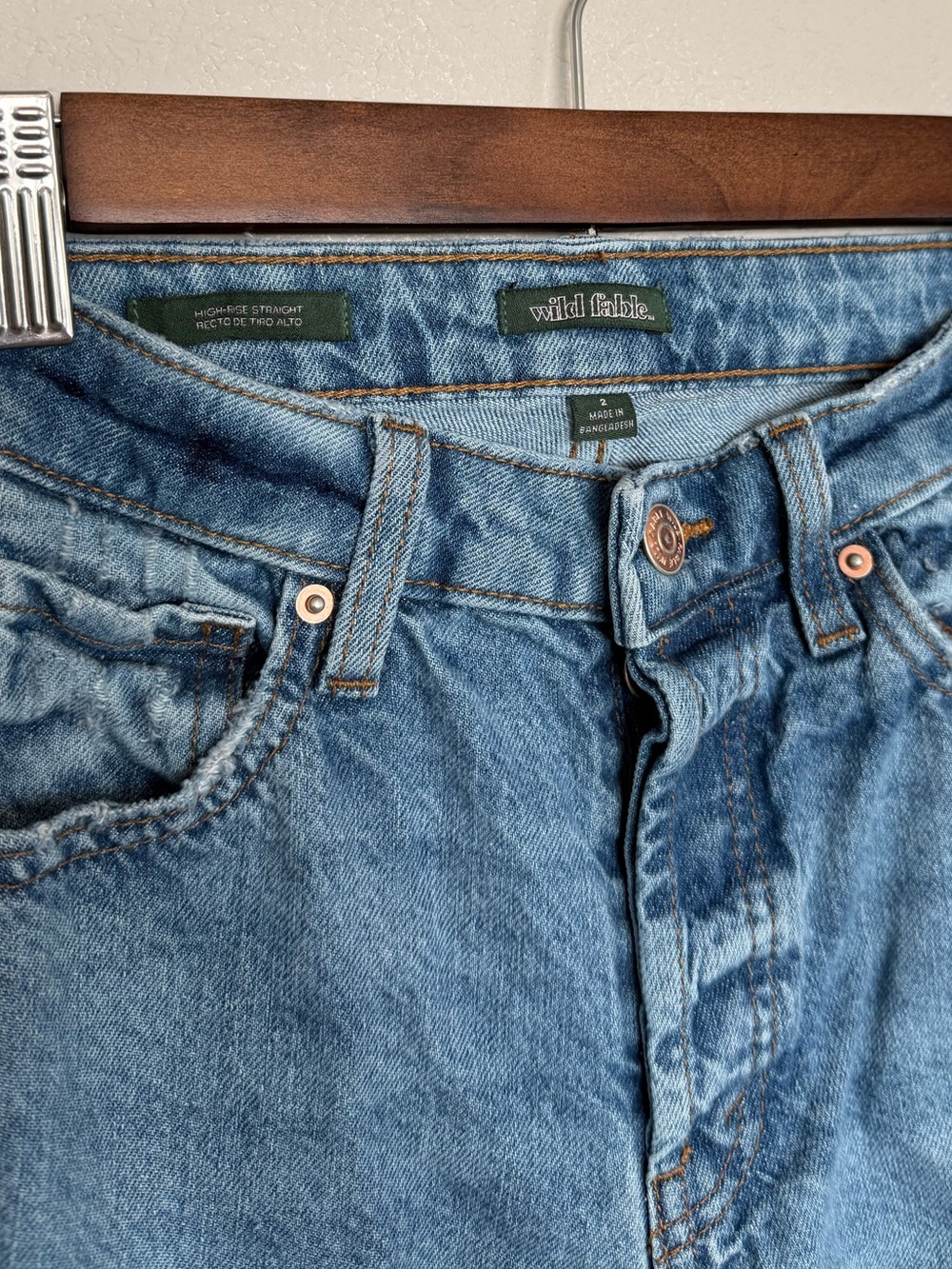 wild fable Denim Mid Wash Straight Leg Jeans